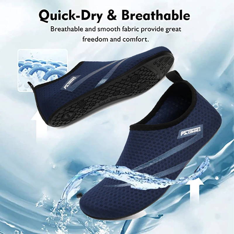 Unisex buty do wody miękkie plażowe antypoślizgowe buty do wody szybkoschnący oddychające pływanie nurkowanie Snorkeling Sneaker skarpety pantofel