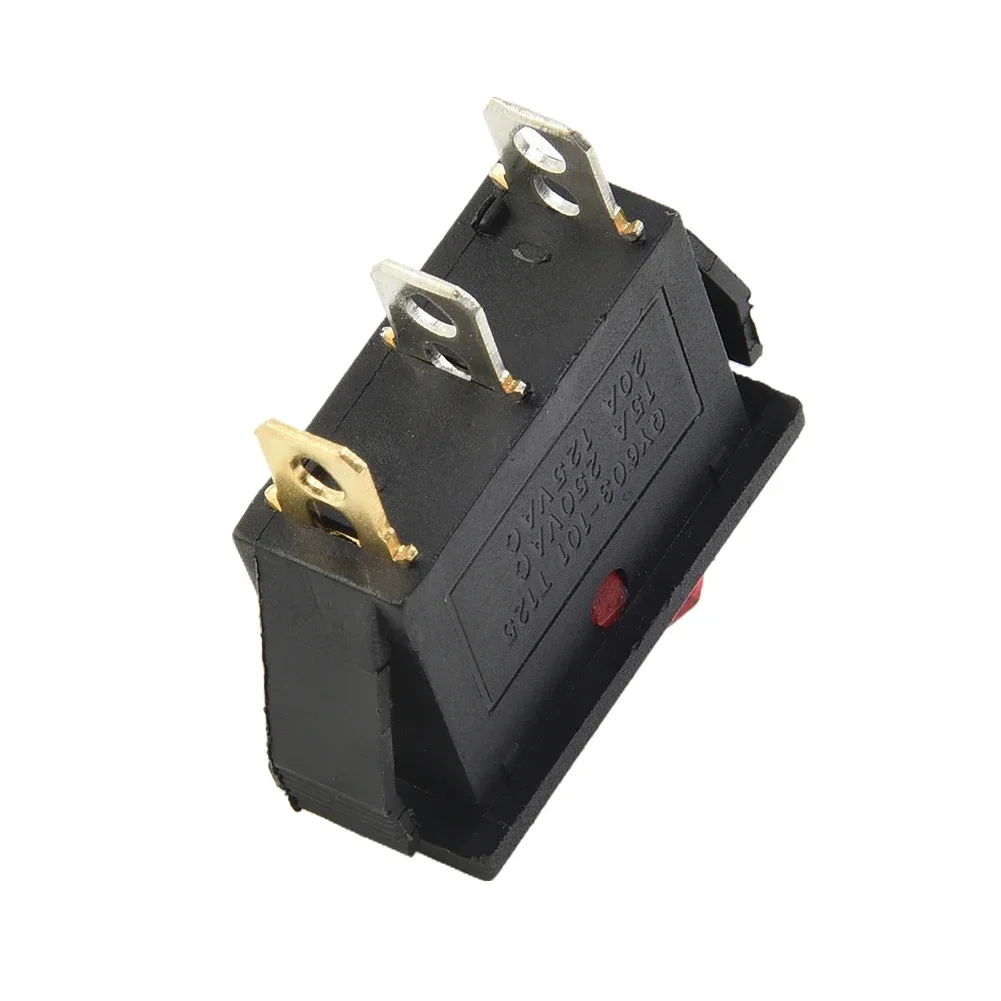 For Household Appliances Rocker Switch Tools High Quality ON-OFF 3Pin Plastic 2nd Gear Rocker Switch Slim Type