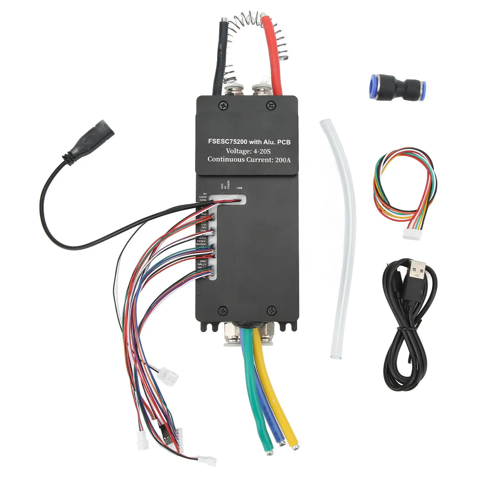 

14-84V Waterproof Brushless ESC with Excellent Heat Dissipation & Overtemperature