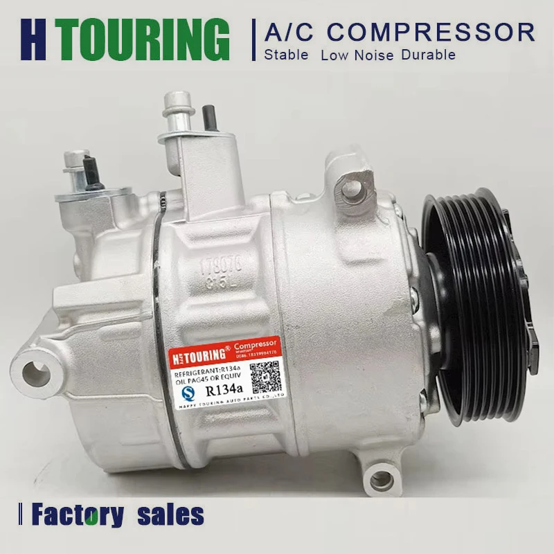 

Компрессор переменного тока для VW Jetta Passat Tiguan Touareg 1k0820803g 1k0820859f 1k0820803q 1k0820808fx 1K0820808BX 1K0820808D 1K0820859Q