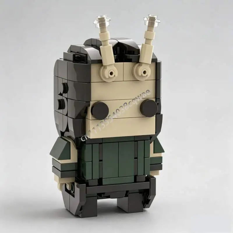 196PCS Empath Hero Block Figure MOC Building Blocks Model Custom Assembly Creative Mind Power Figure Toy Collection Display Gift