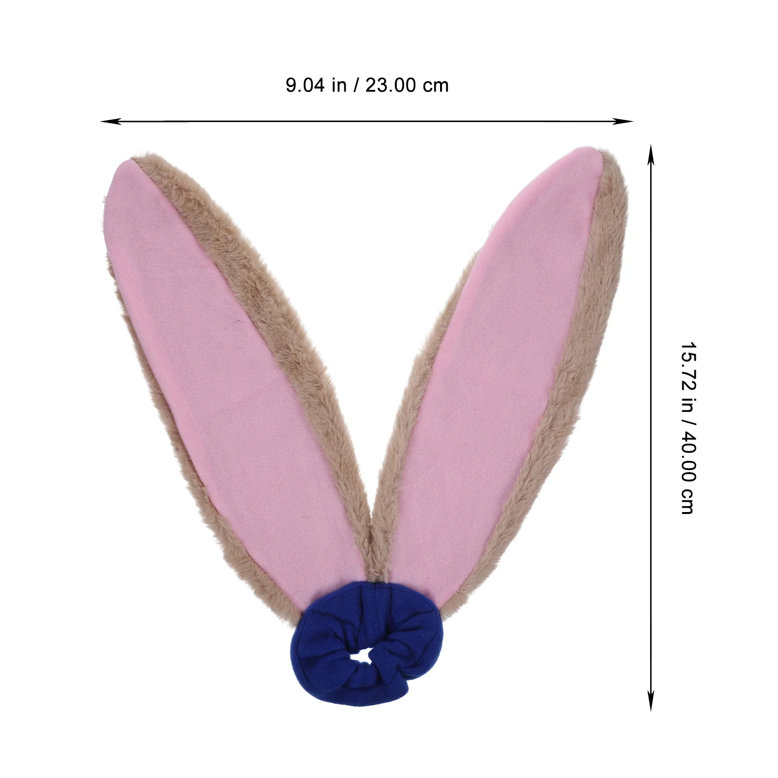 Rabbit Ears Headband Bunny Headbands Ponytail Holders Elastic Easter Women Hair Ties Scrunchies Accessories for Girls Bulk