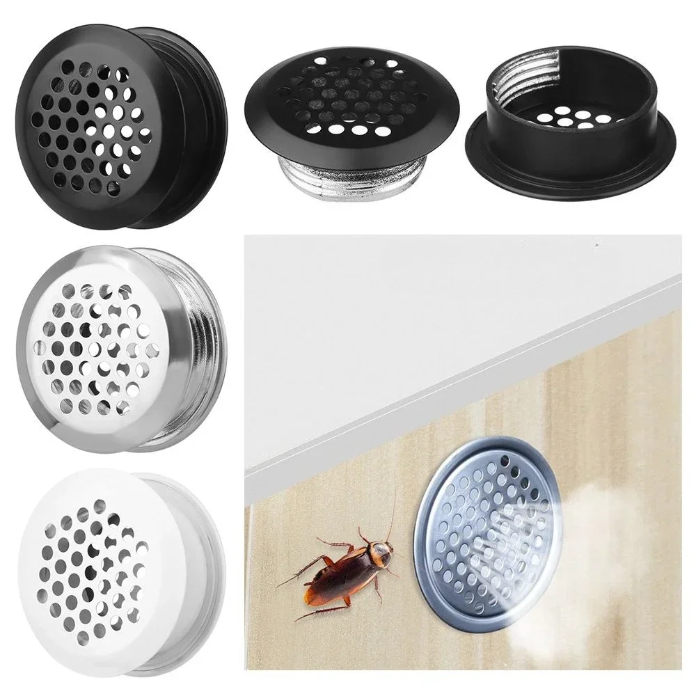 10pcs Durable Double Sided Shoe Cabinet Wardrobe Accessories Vents Cover Air Vent Decor Vent Hole Ventilator Grille