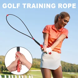 Golf Swing Practice Rope With Training Grip Indoor Golf Training Aid Exercise Rope Golf Practice Swing Trainer Golf Accessory