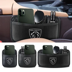 Car Storage Pocket Mobile Phone Sunglasses Pen Stowing Tidying Bag For Peugeot 206 307 308 3008 208 SW 407 508 2008 107 106 205