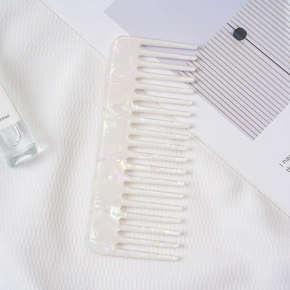 Acetate Sheet Acetate Hair Comb Colorful Anti Static Marble Pattern Comb Marble Grain Print Smooth Polished Surface
