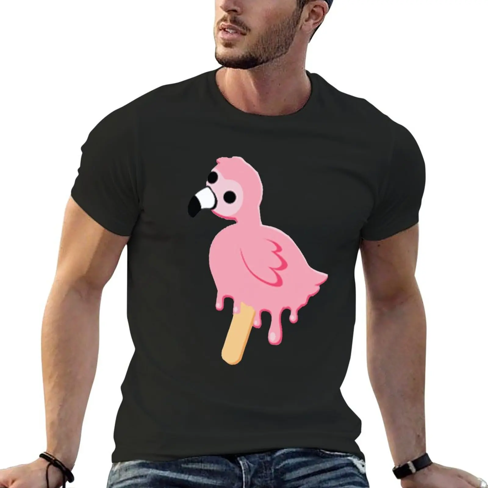 Flamingo melting pot T shirt T-Shirt customizeds customs design your own anime stuff mens funny t shirts