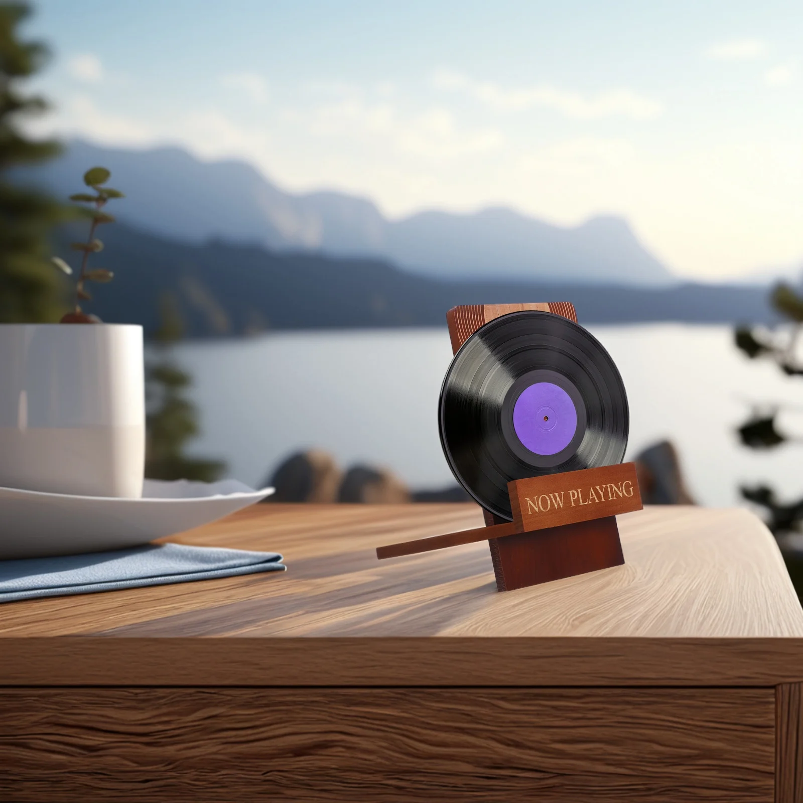 

Vinyl Record Display Stand Desktop Organizer Storage Rack Vinyl Record Holder for Album Storage Music Lovers Home Decoration