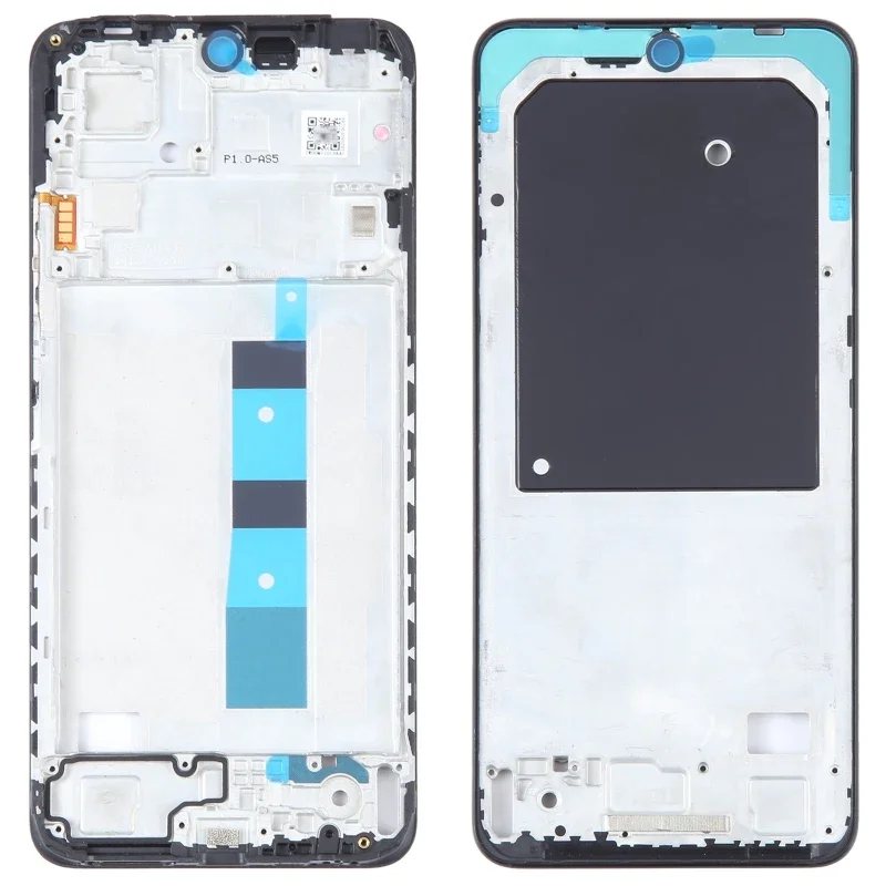 Marco medio para Redmi Note 12 4G, carcasa frontal, placa de bisel de marco LCD