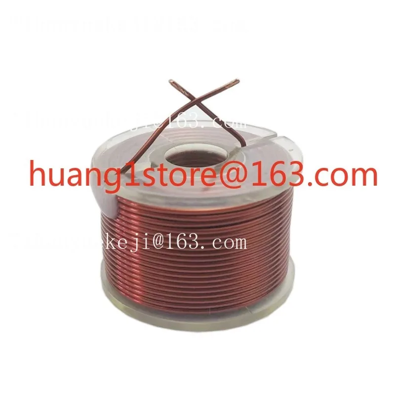 Anaerobic pure copper inductor round transparent frequency divider audio hollow copper wire coil 0.8 wire diameter 0.5mh