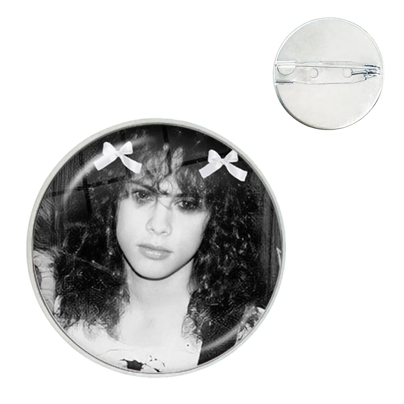 Classic Band M-Metallica Retro Punk Band Brooch Glass Badge Bag Accessories Fans Collect Friends Gifts