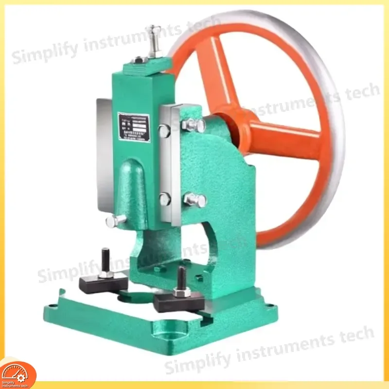 Small Desktop Pneumatic Press Manual Air Pressure Stamping Embossing Riveting Cutting Tool for Wood Plastic Aluminum