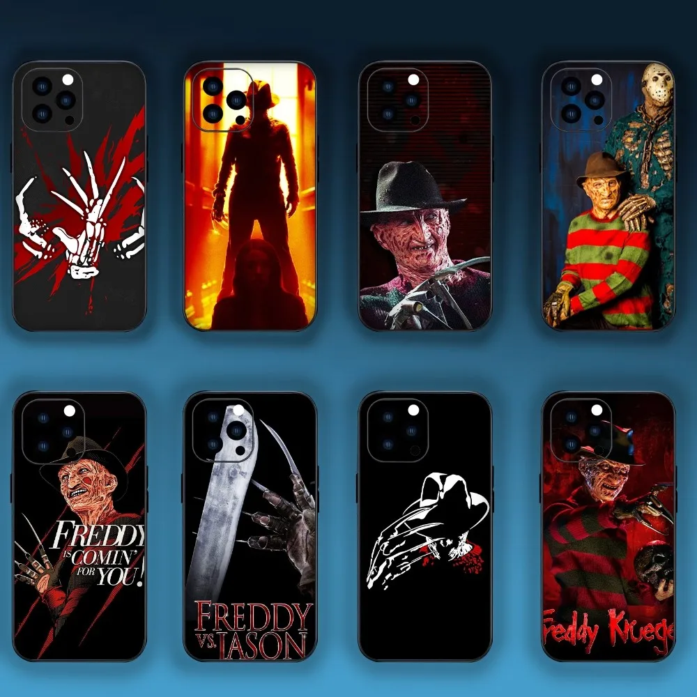 F-Freddy M-Movie Krueger Phone Case For Samsung S24 S23 S22 S21 S20 Plus Ultre Note S20 FE Black Case