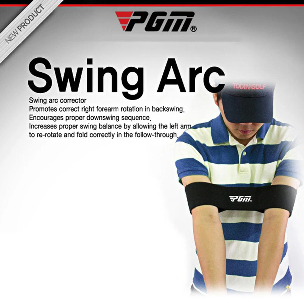 PGM Golf Swing Exercisers Training Aids Golf Training Corrective Correction Armband Belt Golf Elbow Joint Fixation Exercise Belt