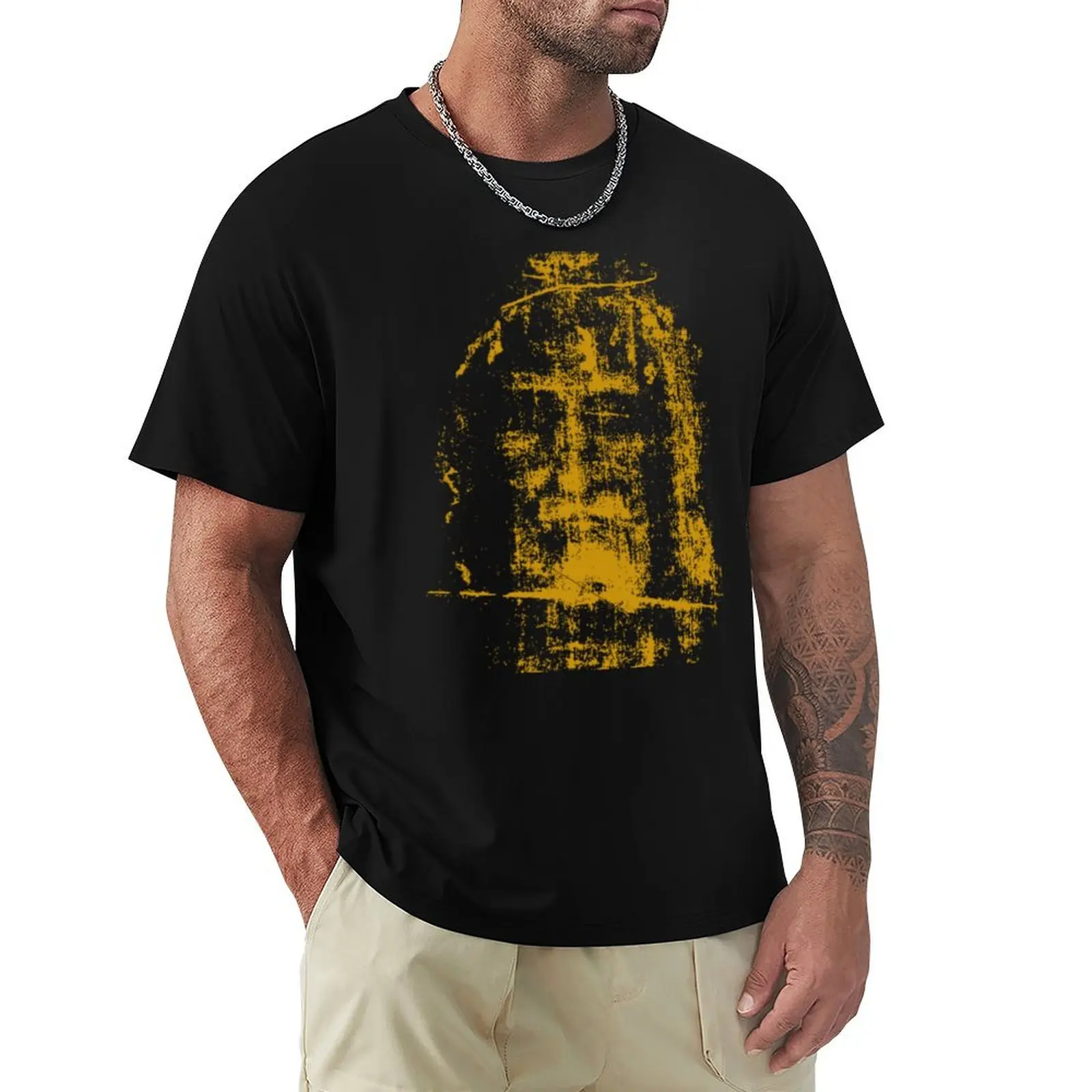 

Shroud of Turin Jesus Christ Face - Shroud Of Turin T-Shirt custom t-shirts luxury t-shirt Men's clothing