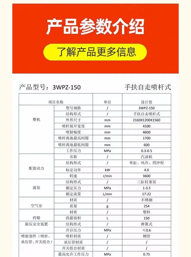 Pulverizador autopropulsado de mano, rociador elevado de trigo, maíz y verduras, rociador con ruedas