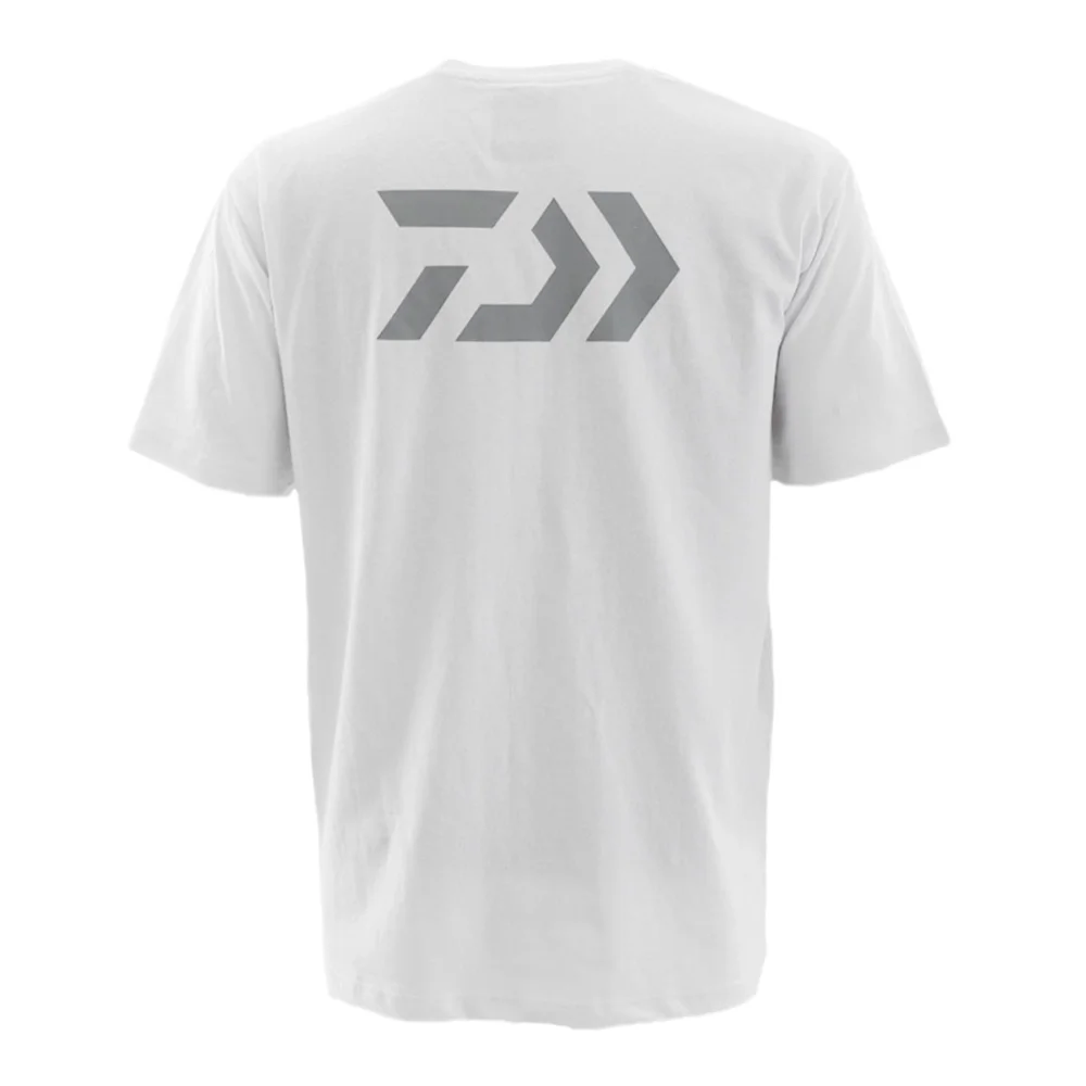 2026 Summer Fishing Style T-shirt Letter Arrow Printed 100% cotton Sports Breathable Short sleeve Casual Luxurious Loose Tops