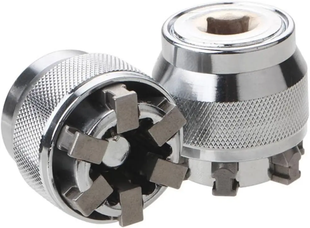 Adjustable Universal Socket Wrench, 10mm-19mm Universal Socket Tool for 3/8” Drive Ratchet Torque Wrenches and Drills
