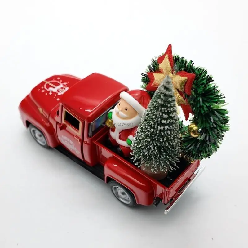 Christmas Truck Pickup Decors Christmas Truck Decorations Farmhouse Tiered Tray Decors Table Centerpieces Home Decors