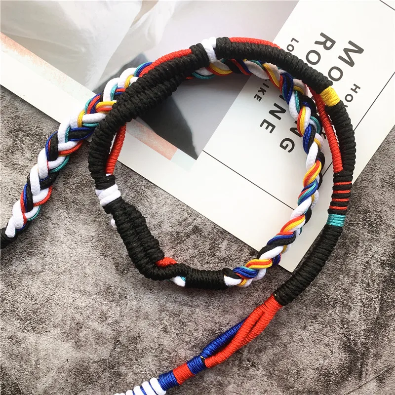 Cell Phone Accessories DIY Colorful Lanyard Handmade Straps for Bags Shoulder Rope Cord to Hang the Mobile Phone Charm Strap