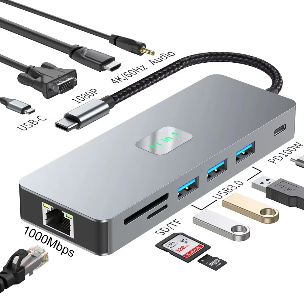11 In 1 USB-C Docki…