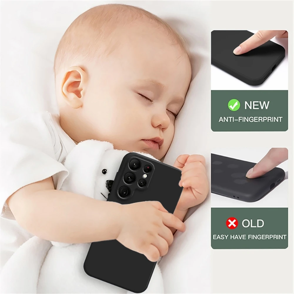 Minimalist Black White Polka Dot Phone Case For Samsung Galaxy S26 S25 S24 S23 S22 S21 S20 Plus Ultra Soft Black - view 5