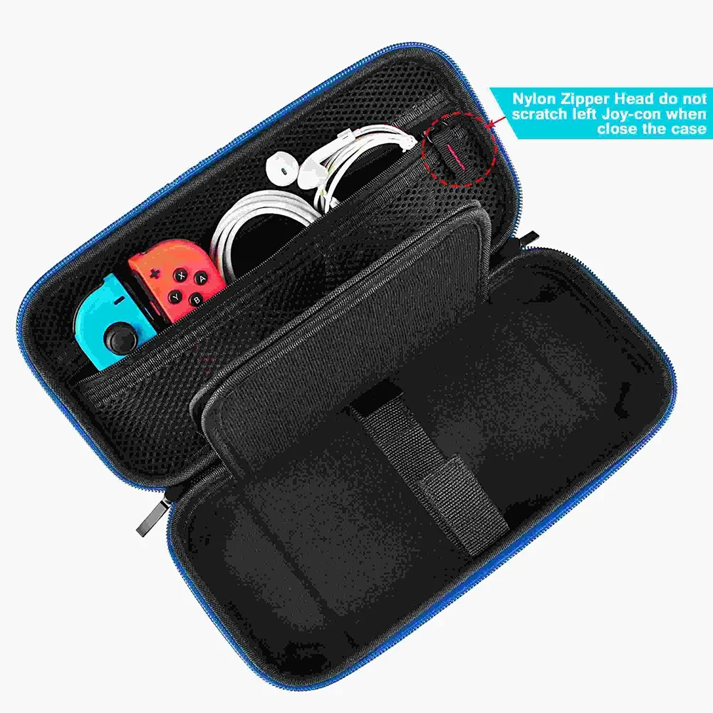 

Handheld Carrying Case Scratch Resistant EVA Hard Shell Bag EVA Protective Case for Nintendo Switch/Switch OLED Game Machine