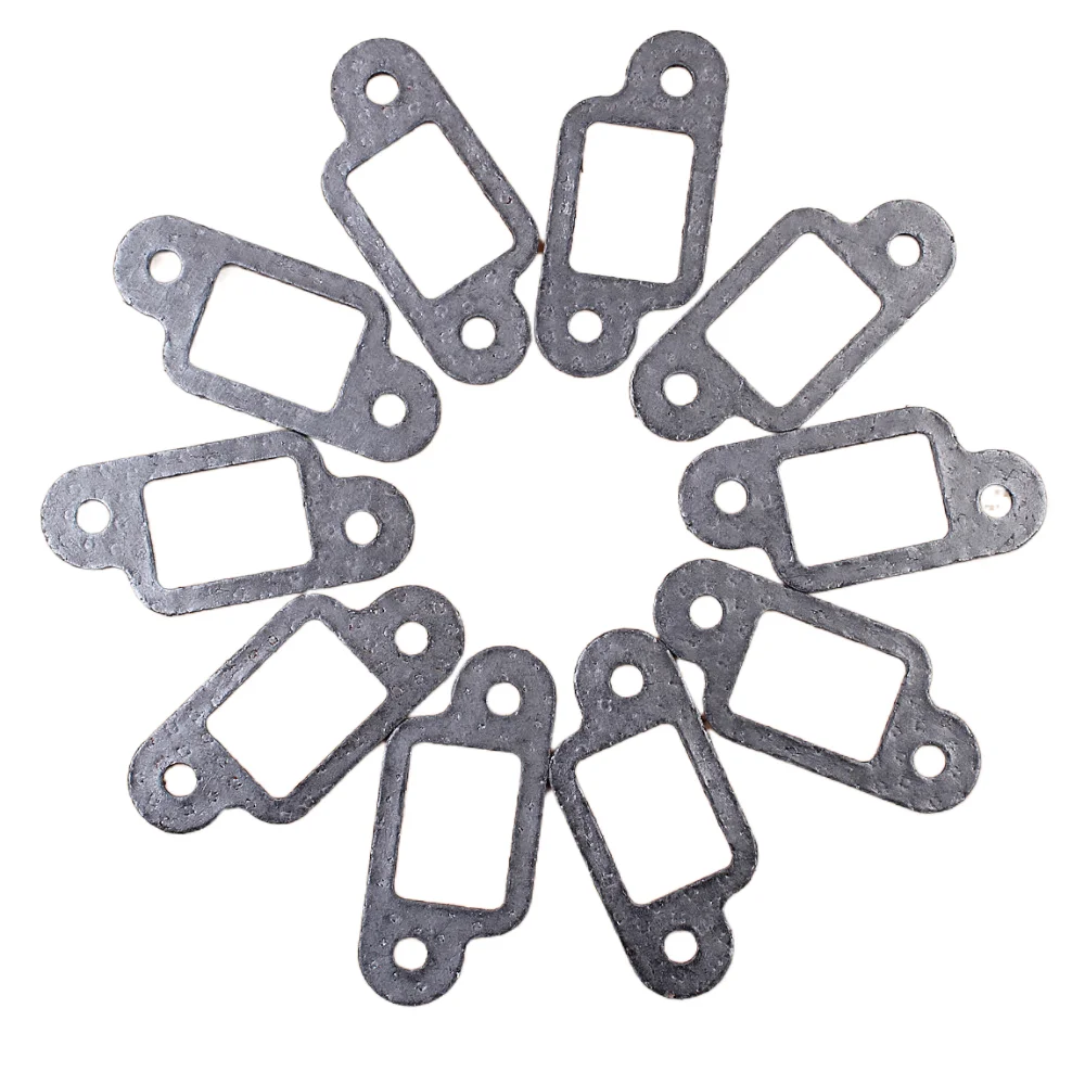 

10 шт. прокладок глушителя для бензопил Stihl MS170 MS180 017 018 021 023 025 MS210 MS230 MS250, артикулы 11231490500 / 11301490601