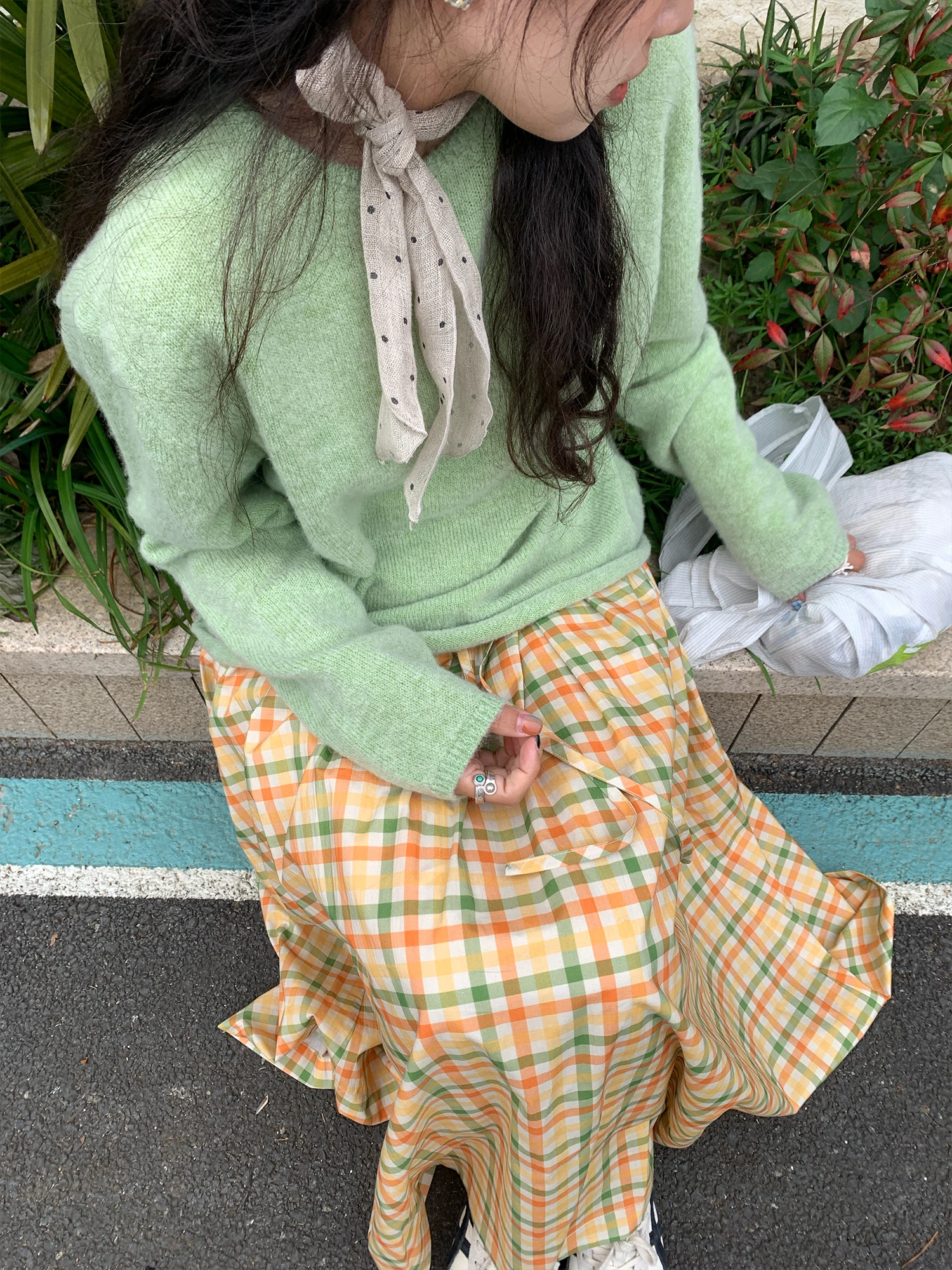 

Women's Soft Woolen round Ne Pullover Sweater Spring New Sle Comfortable Breathable Long Sve Artistic Sle Knittedwear