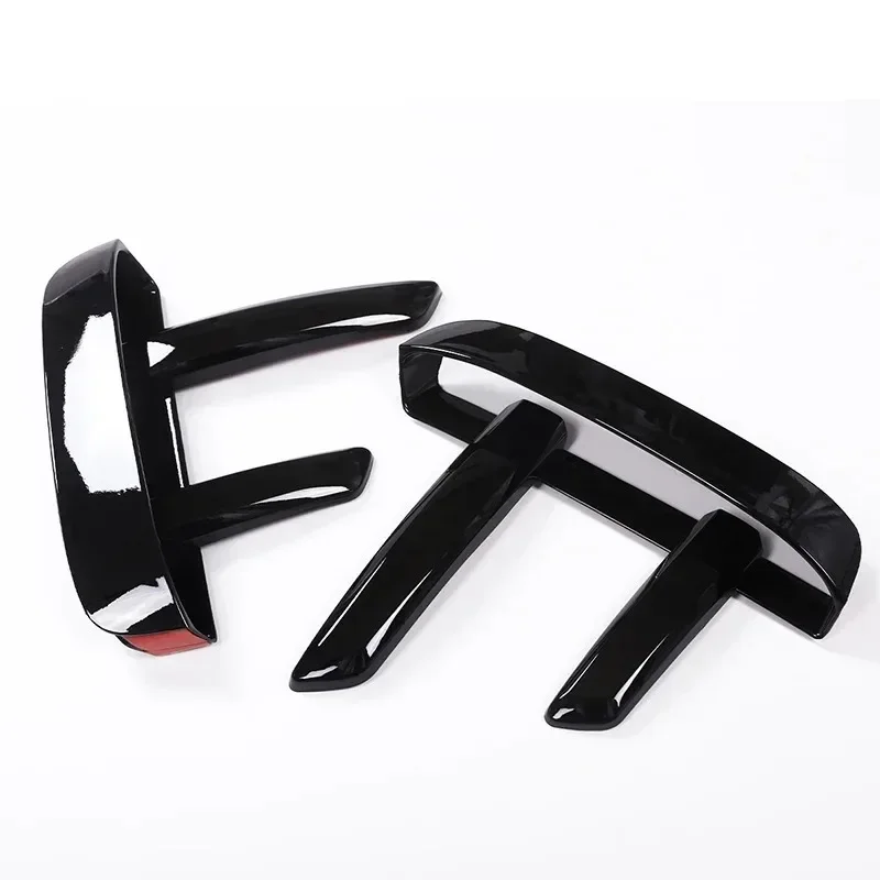 For Land Rover Discovery 5 LR5 L462 2017-2026 ABS Black Car Front Fog Lamp Frame Cover Trim Exterior Car Accessories