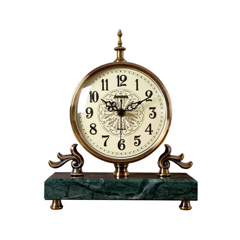 

Retro creative desk, seat clock ornament, home, living room