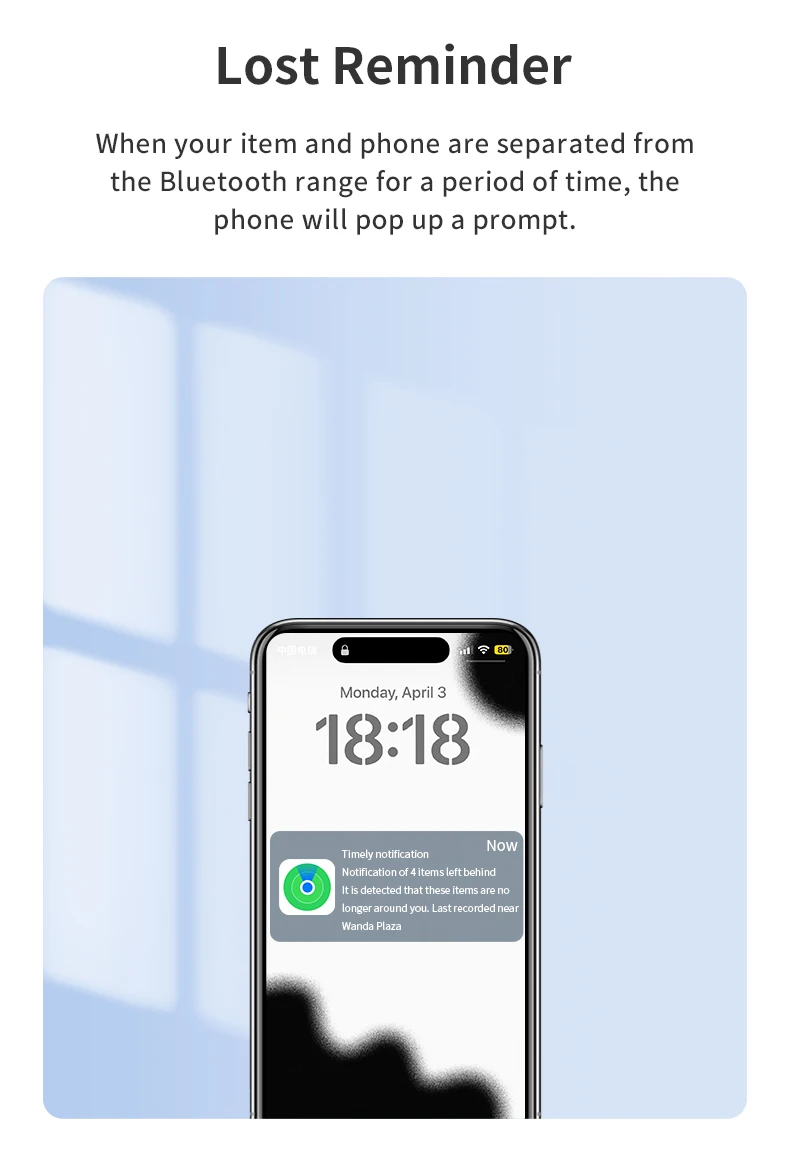 Smart Tag Bluetooth-Tracker, Positionierung, Gepäckfinder, Smart-Tracker-Gerät, spezieller Ortungsfinder für Apple Find My App, IOS-System – Detail 6