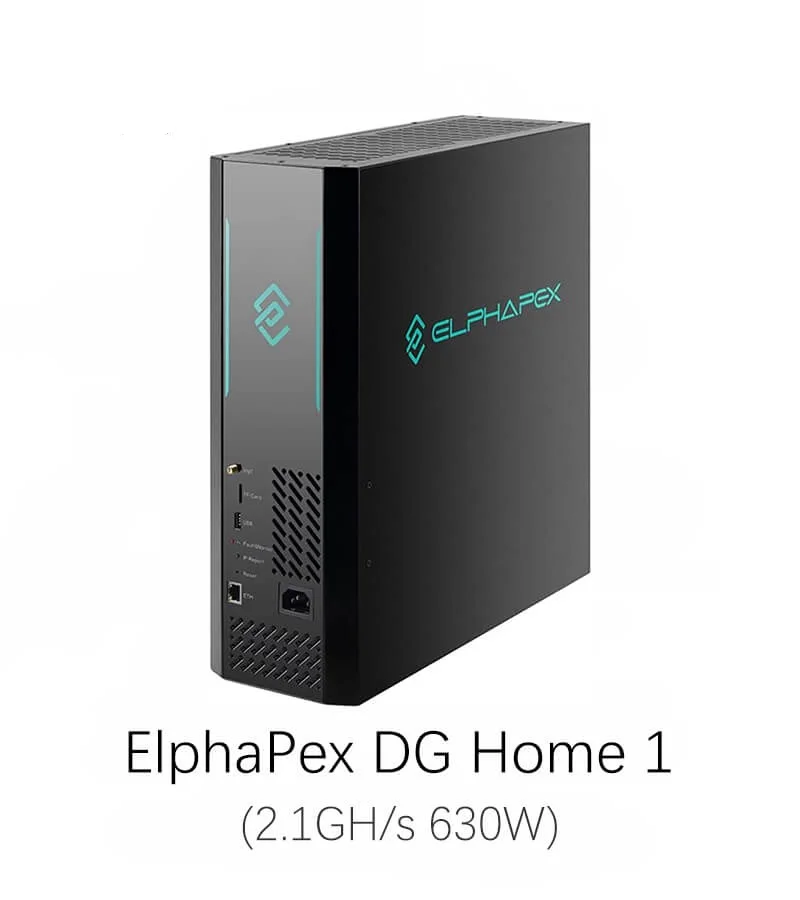 ElphaPex DG Home 1 LTC+Doge+Bells Miner 2.1GH/s 630W 0.3J/M 100~240V AC Scrypt Algorithm Home ASIC Miner #1