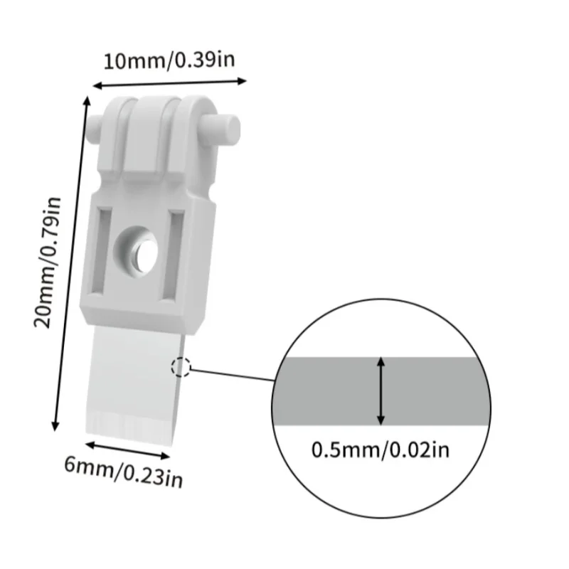 3pcs Replacement Filament Cutter Blades for Bambulab A2L A1, P1S, X1C Precision Metal Cutting Blades A2L Accessories