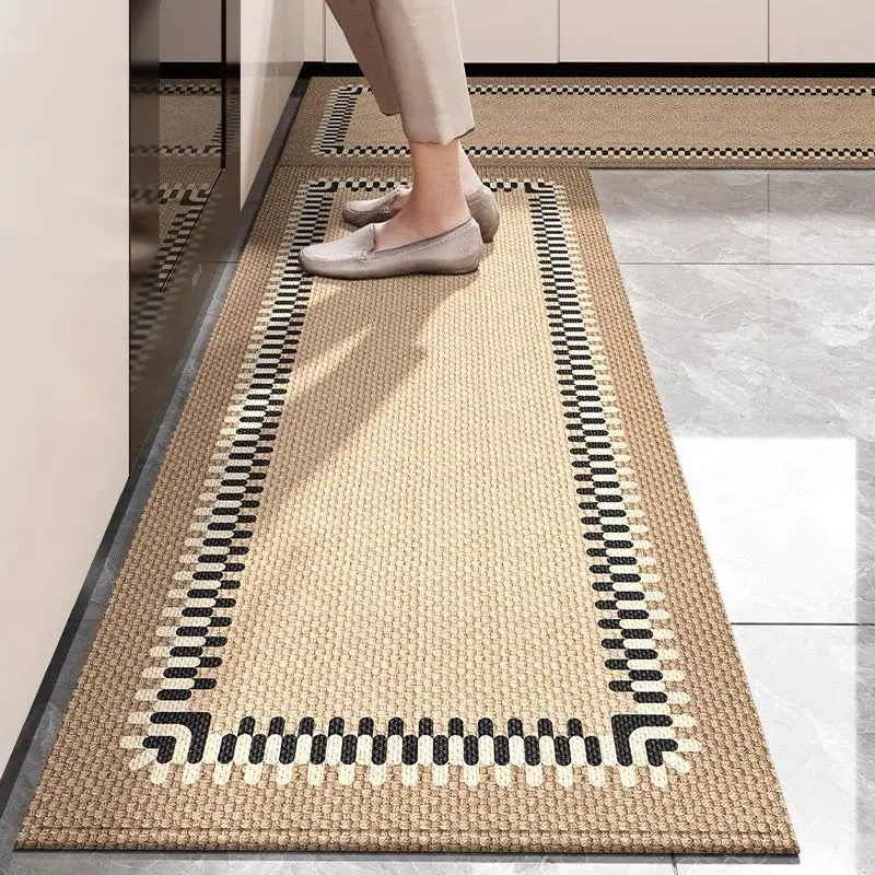 

Carpet for Kitchen Runner Rug Non-slip Floor Mat Long Carpets Dustproof Elegant Minimalist Style Home Decoration Rugs 주방 바닥 매트