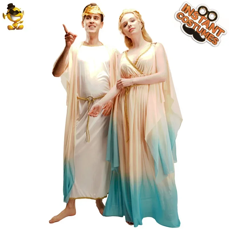 Oude Romeinse Vrouwen Griekse Mythologie Goedheid Cosplay Kostuum Halloween Verkleedkleding Feest Toneelkleding Rollenspel Jurk 2024