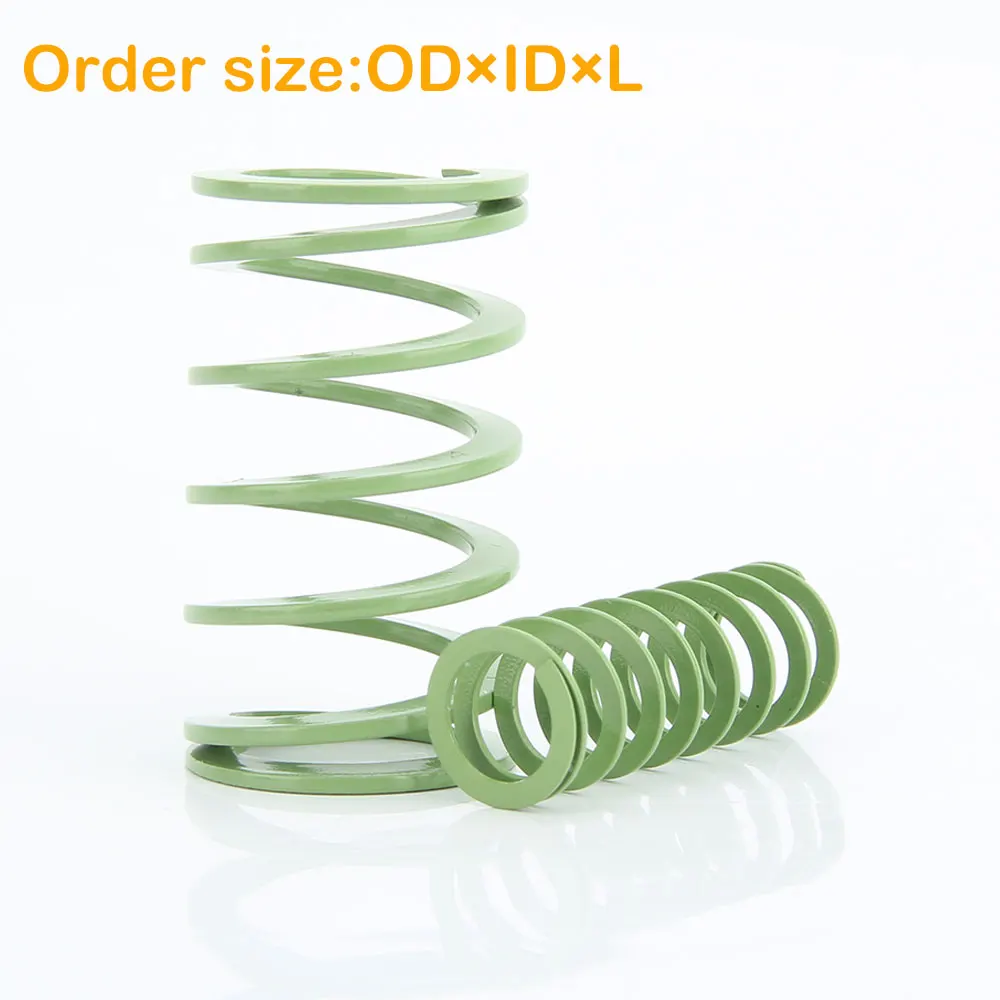 In Stock Outer Diameter 11~42mm Length 10~300mm Green Spiral Stamping Compression Mould Die Spring