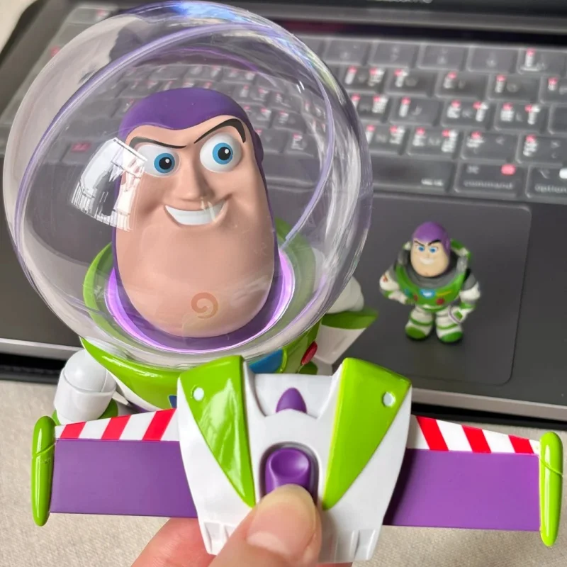 Disney Pixar Toy Kid Story Buzz Lightyear Actionfigur – süßes Spielzeug zum Sammeln, Cartoon-Dekoration, ideales Geschenk für Erwachsene