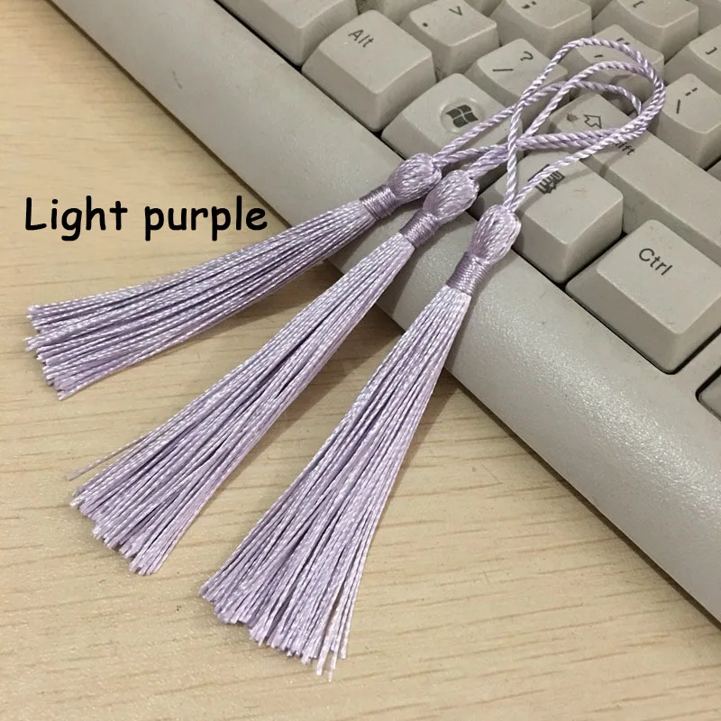 100pcs/Pack Polyester Silk Tassel Fringe 13cm Cotton Tassels Trim For Sewing Curtains Accessories DIY Wedding Decoration