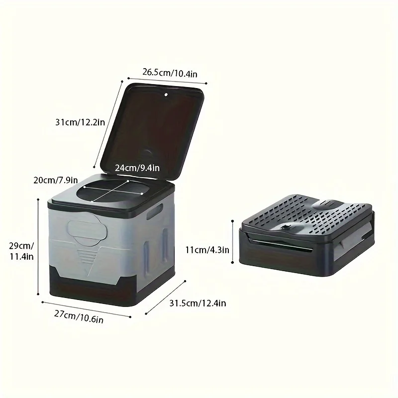 

Compact Caravan Toilet Easy to Use and Clean for Road Trips