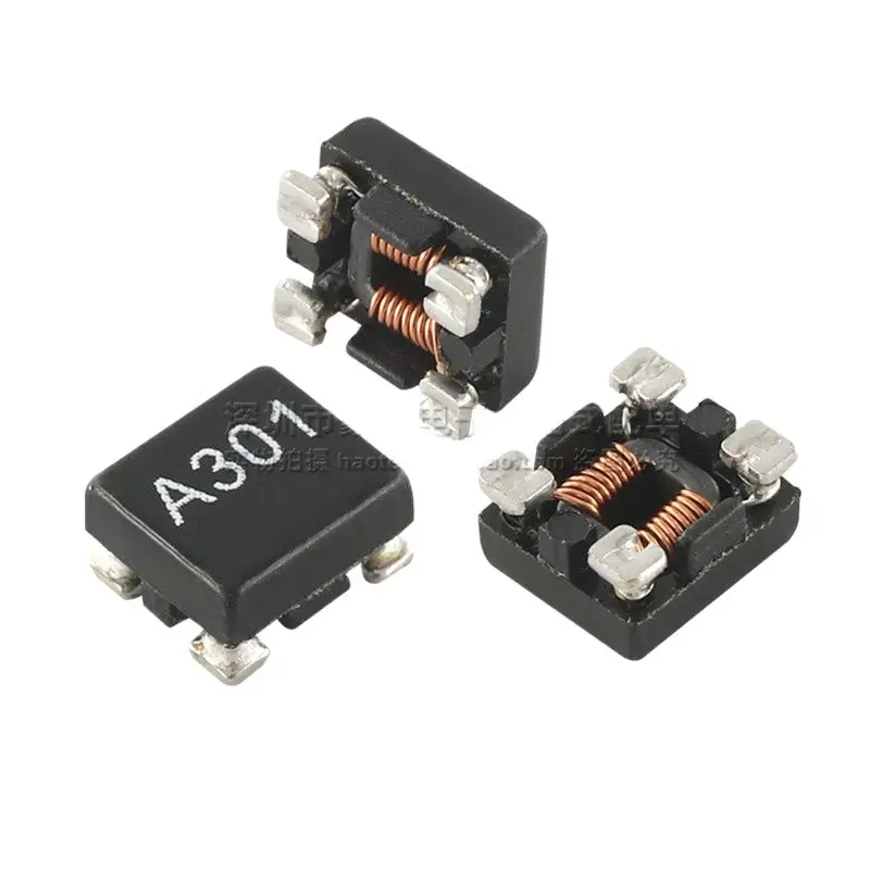 10PCS/Imported Patch Miniature 80V 200 Ω 2.5A USB Signal Line Common Mode Inductance Filter Choke 5*7 A301