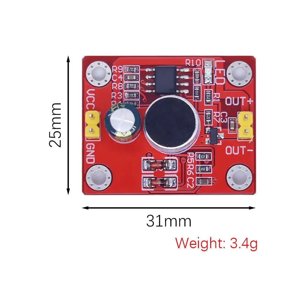 Voice-controlled Delay Module Sound Trigger Direct Drive LED Motor DIY Small Table Lamp Electric Fan Electronic Building Blocks