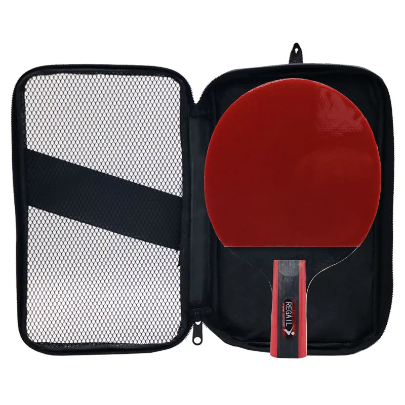 7 layer Table Tennis Racket 2PCS Professional Ping Pong Racket Set Pimples-in Rubber Hight Quality Blade Bat Paddle with Bag