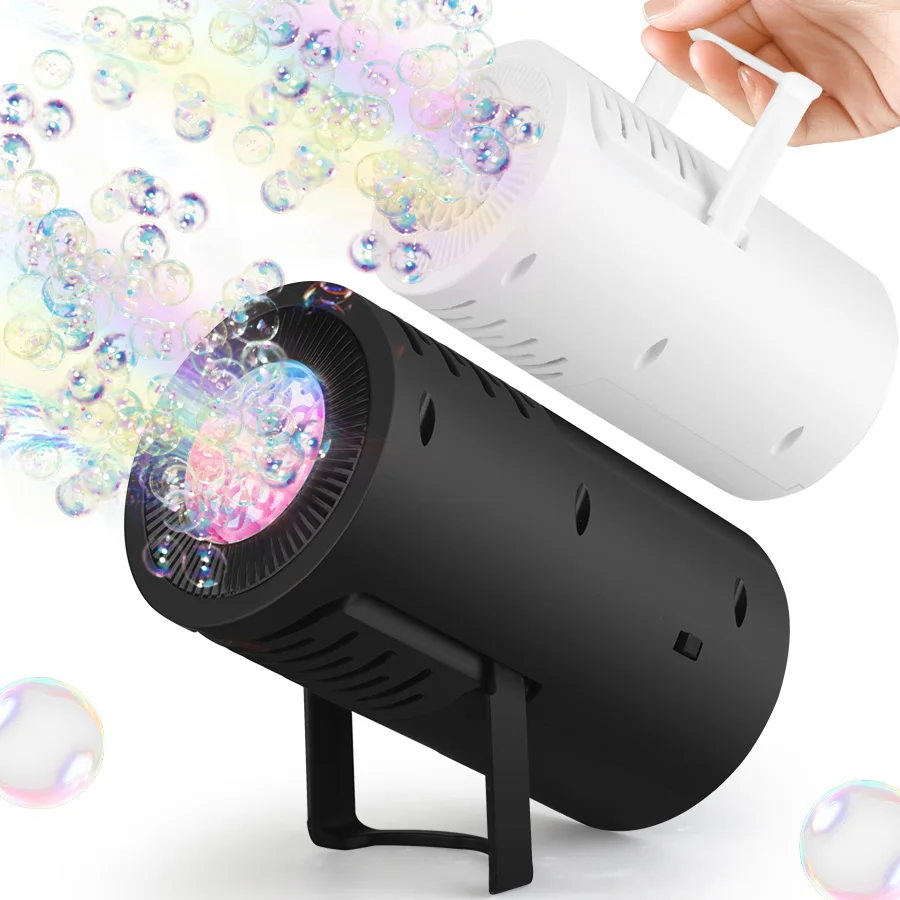 لعبة آلة فقاعات المرحلة المحمولة آلة فقاعات الأطفال في الهواء الطلق لعبة فقاعات الضوء بدون بطارية فقاعة الماء #1