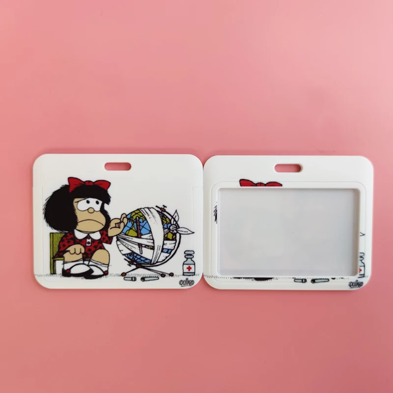 Portatarjetas de identificación a la moda para mujer, llavero con correa para el cuello, estuche para tarjetas de autobús para niñas, cordón para puerta infantil, portatarjetas de identidad, funda para tarjetas de crédito