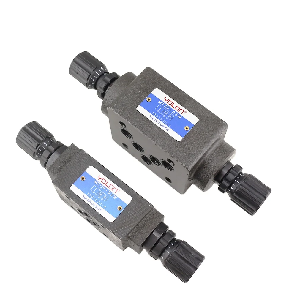 MTCV-02W MTCV-03W MTCV-04W MPCV-02W MPCV-03W MPCV-04W Superimposed hydraulic control check lock valve and throttle valve