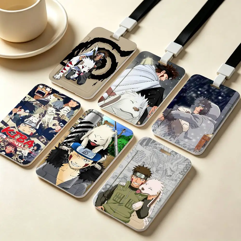 Anime Kiba Inuzuka NFC Contactless Sliding Card Sleeve For Student Cards, Bus Cards, ID Cards, And Work Permits