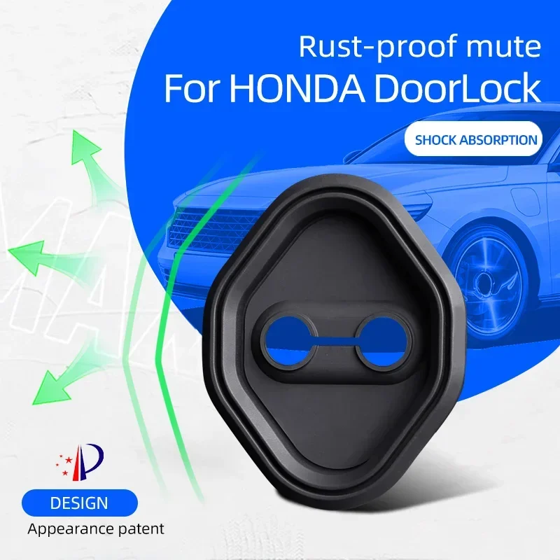 Silica Gel Door lock Case Car Door Lock Cover Door Check Arm Protector Cover For Honda UR-V GREIZ CR-V SHUTTLE Civic SPIRIOR Fit