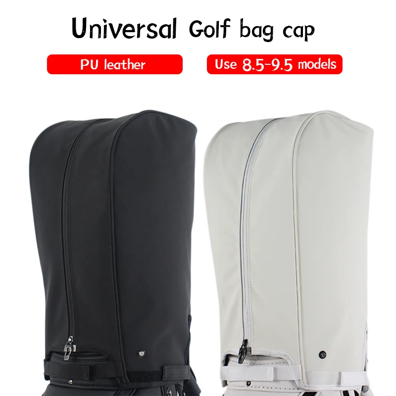 

Golf Accessories, Golf Bag Proof Dust Cover, Golf bag cap, PU leather material
