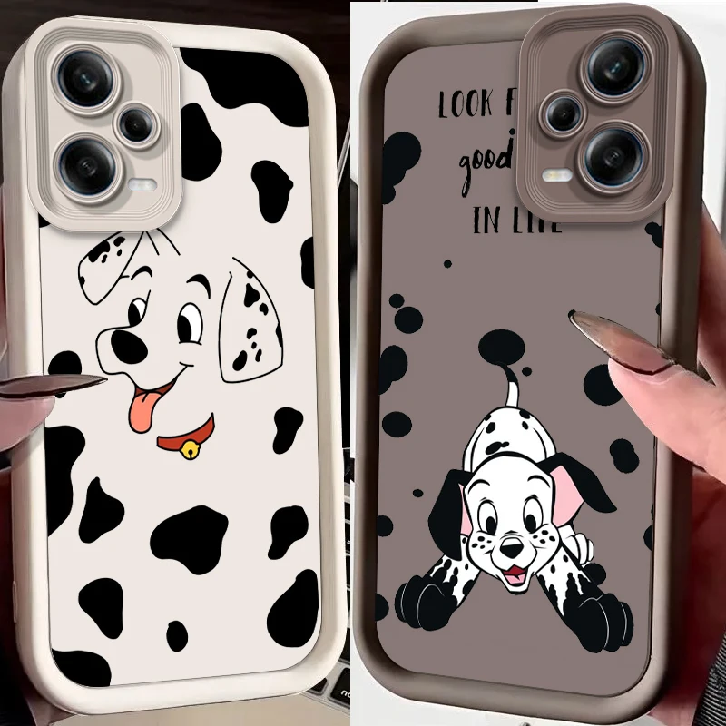 Disney 101 Spotted Dog Cute Eye Ladder For Xiaomi Redmi Note 13 12 12C 11 11S 10 10C 10A 9C 9A Pro 5G Soft Phone Case